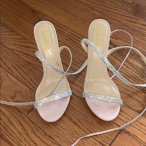 Lulus lace-up heels